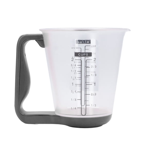 Suodoka Digital Measuring Cup Food Scale, Portable 1kg Electronic Kitchen Scale with LCD Display for Coffee, Milk, Condiments, Black