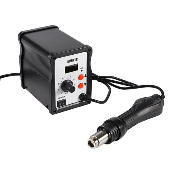 Suodoka Digital SMD Soldering Desoldering Station Hot Air Rework Gun Tool with 3 Nozzles 10.24 inches / 26.00 cm