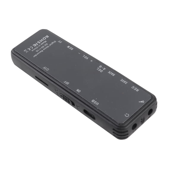 Suodoka Digital Voice Recorder Voice Activated Dictaphone MP3 Player HD Recording 10h Line-In Function 3.8 inches / 97 mm