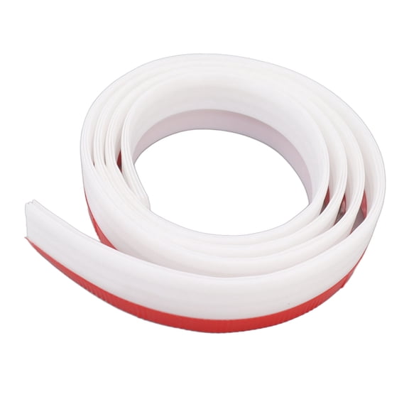 Suodoka Under Door Draft Stopper TPE Thickening Self Adhesive Windproof Dustproof Noise Insulation Sweep Seal 6.6ft / 2m White Weather Stripping For Doors And Windows Heavy Duty Gap Blocker