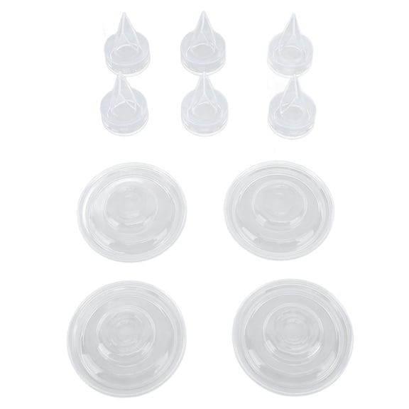 Suodoka Duckbill Valves Diaphragm Silicone Replacement Wearable Breast Pump Parts Accessories for S9 S12 S9Pro S12Pro, 10 Pieces