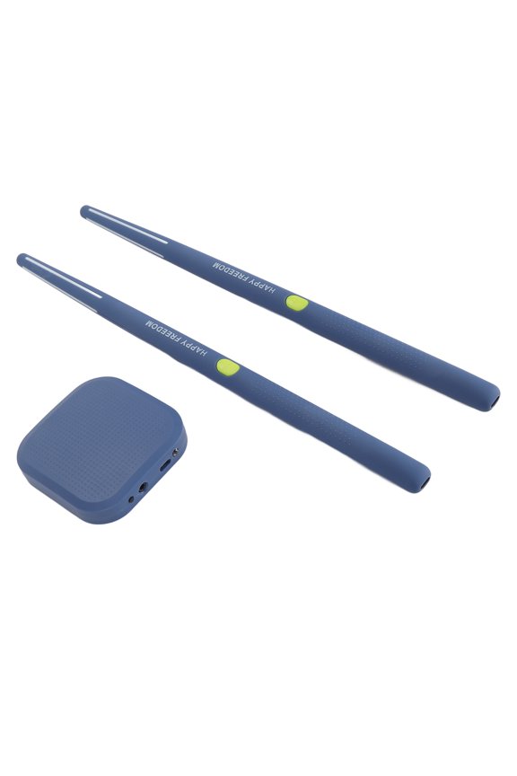 Electric Air Drum Set 3D Motion Sensing Portable RGB Virtual Drum Kit with Bluetooth 8 Sounds for Adults Kids 14.17 inches / 36.00 cm