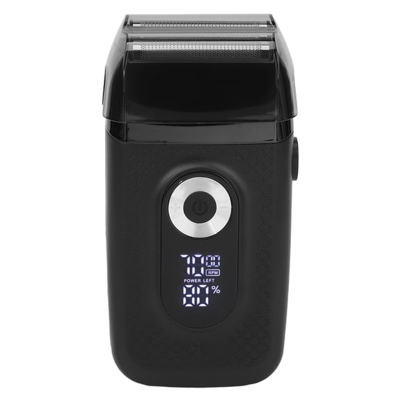 Suodoka Electric Beard Trimmer LED Adjustable 3 Gears Detachable Blade Rechargeable Reciprocating USB Digital Hair Groomer Men 6.29 inches / 16.0 cm