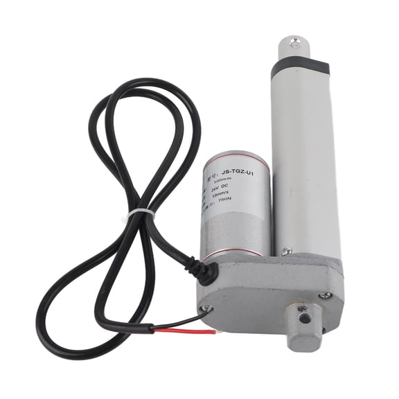 Suodoka Electric Linear Actuator 100mm / 3.94 inches Stroke 750N Thrust 24V DC with Controller and Remote Control