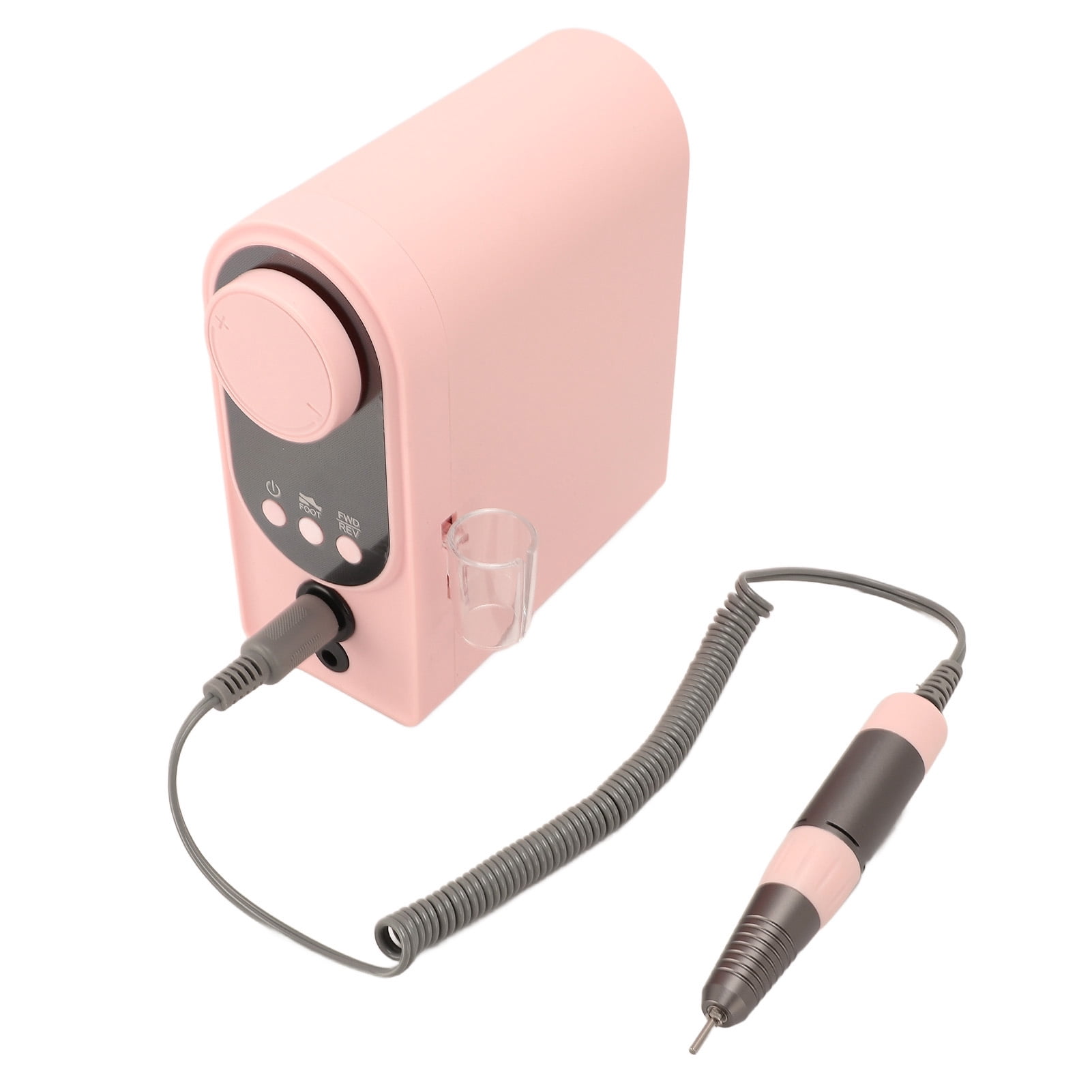 Suodoka Electric Nail Drill Machine Desktop 0-35000rpm Professional Nail Grinder US Plug Pink (10.24 inches / 26.00 cm)