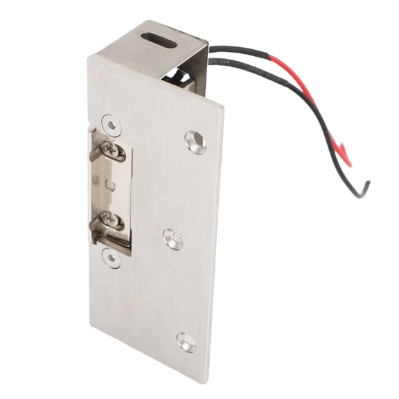 Suodoka Electric Strike Lock Release Fail Secure Aluminum Alloy Hardware with Adjustable Jaw for Commercial and Residential Buildings 12V DC Access Control Entry System Replacement Parts