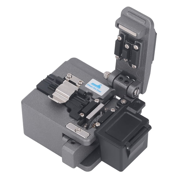 Suodoka Fiber Optic Cleaver Auto Blade Return 0.5 Degree 3 in 1 Optical Fiber Cutter Splicing Cutting Tool Gray