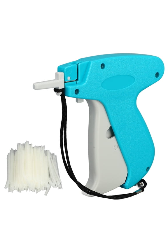 Fine Stitch Tagging Gun with Stainless Steel Needle & 10,000 White Fasteners Durable ABS Handle, Easy 5mm Fastener Attachment for Fabrics