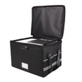 thumbnail image 1 of Suodoka Fireproof Document Box with Lock, Foldable File Storage Box for Letter and Legal Size Folders, Water-Resistant Home Office Organizer, Black (15.55 x 12.20 x 10.04 inches), 1 of 7