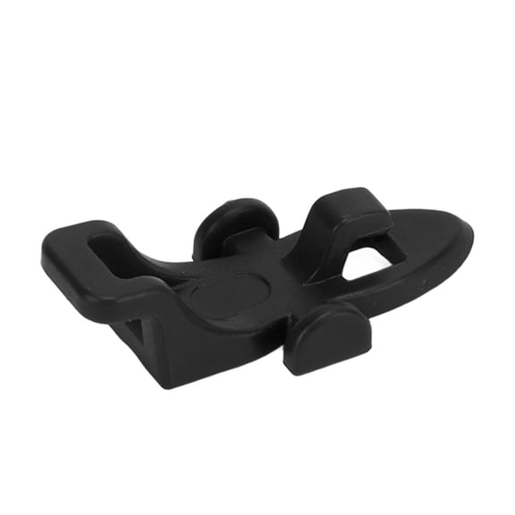 Suodoka Fishing Rod Hook Keepers Fish Lure Bait Holders with 3 Size Elastic Rubber Rings for Outdoor Fishing Black