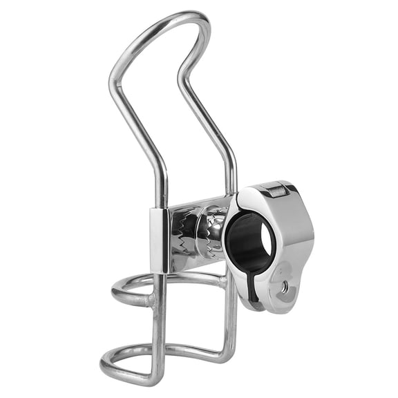 Suodoka Fishing Rod Rack Stainless Steel Rail Mount Pole Bracket Support Clamp Boat Accessories 26mm / 1.0in (6.69 inches / 17 cm)