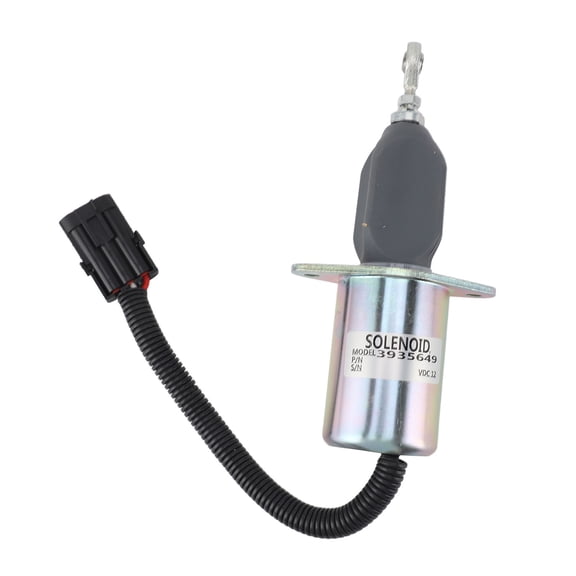 Suodoka Flame Out Solenoid Valve Replacement Metal High Accuracy Sensitive Engine Stop Shut Off 12V for 5.9L 8.3L Cylinder