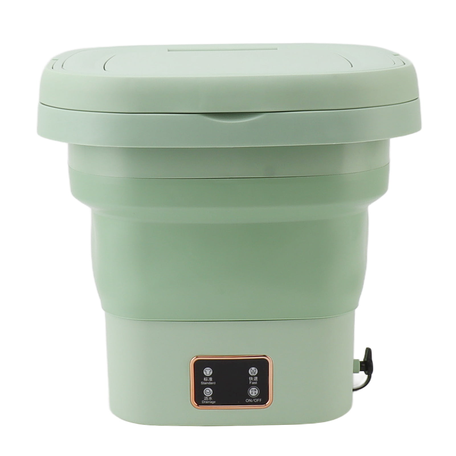 Suodoka Foldable 9L Portable Washing Machine for Dormitory and Hotel, Baby Underwear Mini Washer, Green (11.8 inches / 30 cm)