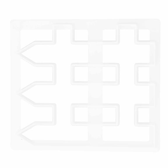 Suodoka Fondant Cake Fence Printing Cutting Mold DIY Cake Border Decorating Baking Tool Mould For Sugar Craft Chocolate Pastries And Professional Quality Desserts At Home Baking Accessory