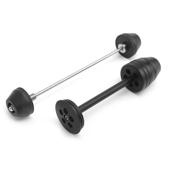 Suodoka Front Rear Wheel Fork Axle Sliders Crash Falling Protection Replacement for BMW R1200 S ST R RT GS LC Adv 2003-2020 Motorcycle Parts Wheel Fork Guard Protector Black[cite: 1]