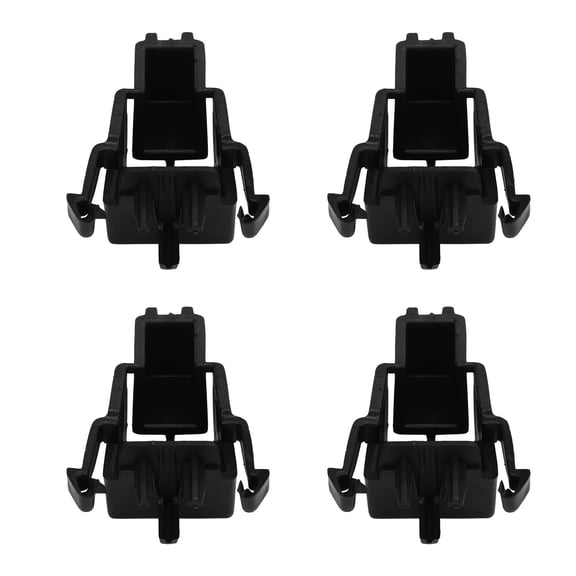 Suodoka Frunk Clip Reinforcement Cowl Support Bracket Set for Tesla Model 3 2017-2023, Heavy Duty ABS Front Luggage Storage Compartment Fastener Clip Replacements (1131205 00 C, 4-Pack)