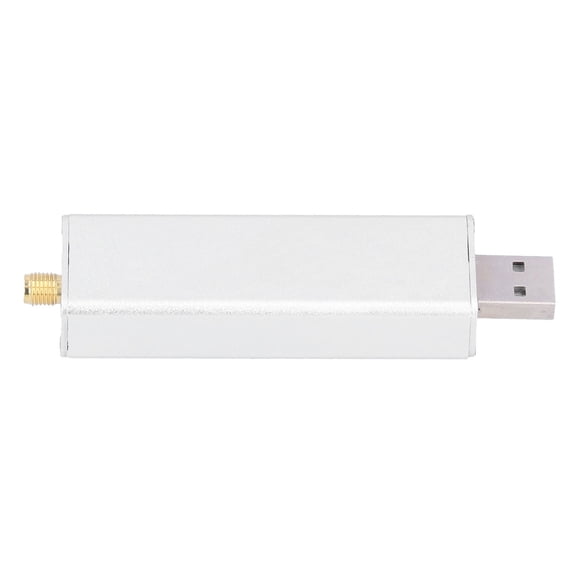 Suodoka Full Band Receiver Aluminum Alloy RTLSDR 0.1MHz to 1.9GHz Tuner for FM Radio Intercom Talk Signal Reception