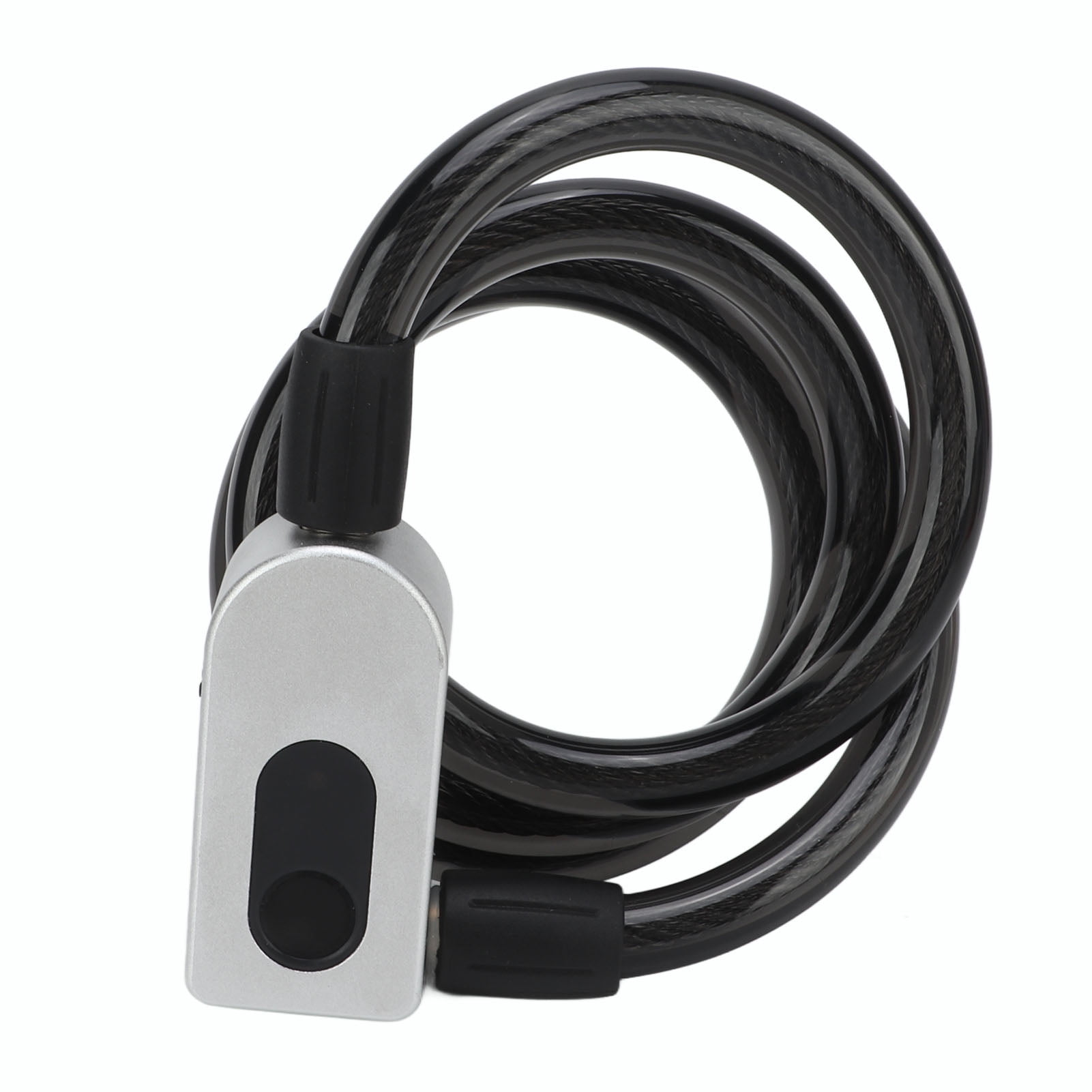 Suodoka GQ10FB Smart Bluetooth Fingerprint Cable Lock Anti Theft Keyless Electronic for Mountain Road Bike Motorcycle, Black (19 cm / 7.48 inches)