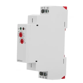 Suodoka GRT8-A1 Mini Power On Delay Time Relay DIN Rail Mount AC 220V, High-Accuracy Timing Relay Switch for Electrical Systems, 10 Inches / 25.4 cm