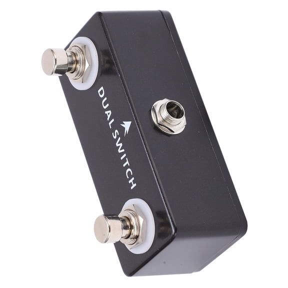 Suodoka Guitar Foot Switch Pedal Dual Footswitch Tap Momentary Lock Free Controller Accessory