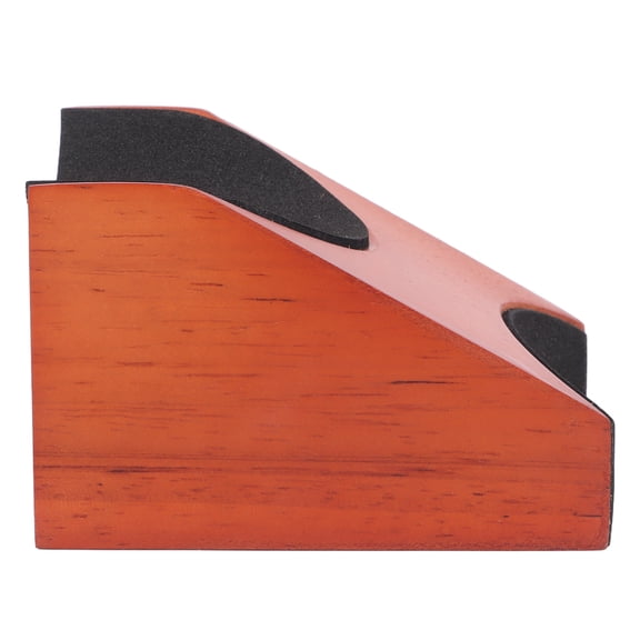 Suodoka Guitar Neck Rest Solid Wood Stable Support Portable Guitar Ukulele Neck Rest Pillow for Home and Studio Use, Perfect Accessory for Lute and Cello Maintenance, Natural Wood Color