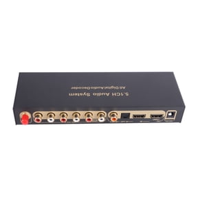 Suodoka HD Multimedia Interface 5.1CH Sound Decoder 4K ARC Audio Extractor Digital to Analog Converter for US Home Theater (10.4 inches / 26.4 cm)