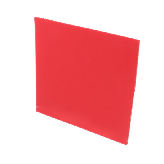 Suodoka HE Series Table Tennis Rubber with Sponge, Inverted Ping Pong Paddle Replacement for Beginner Training, Red (7.48 inches / 19 cm)