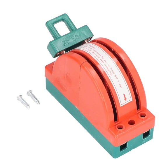 Suodoka HK11 2P 63A DualPower Knife Switch  Industrial & Household DoubleThrow Reverse Switch, 63A, 3.94"6.3"2.76", 0.9lb