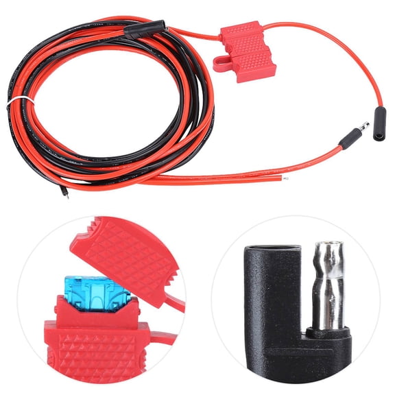 Suodoka HKN4137 Vehicle Mounted Station Power Line Cable for Motorola Radio PM400 CM200 CM300 CDM750 CDM1250 Premium Replacement