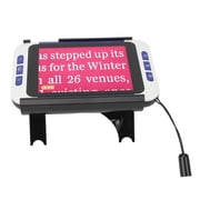 Suodoka Handheld Digital Video Magnifier 2-32X Electronic Reading Aid with 26 Color Modes, Portable Low Vision Assist Device for Elderly Reading Far and Near 10 in / 25.4 cm