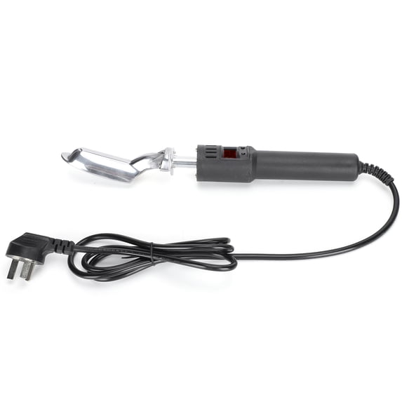 Suodoka Handheld Mini Electric Iron Adjustable Temperature 80W Wrinkle Removal Tool for Shoes Leather Craft Garments, Stainless Steel Ceramic Heating, Compact Travel Iron, Silver