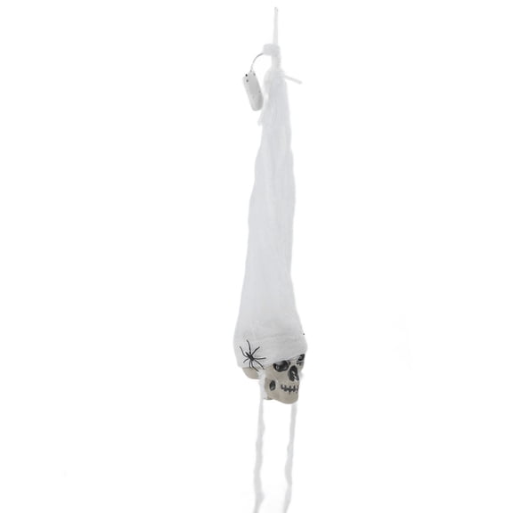 Suodoka Hanging LED Skull Decoration Halloween Party Indoor Outdoor Yard Tree Decor 5.12 inches / 13 cm