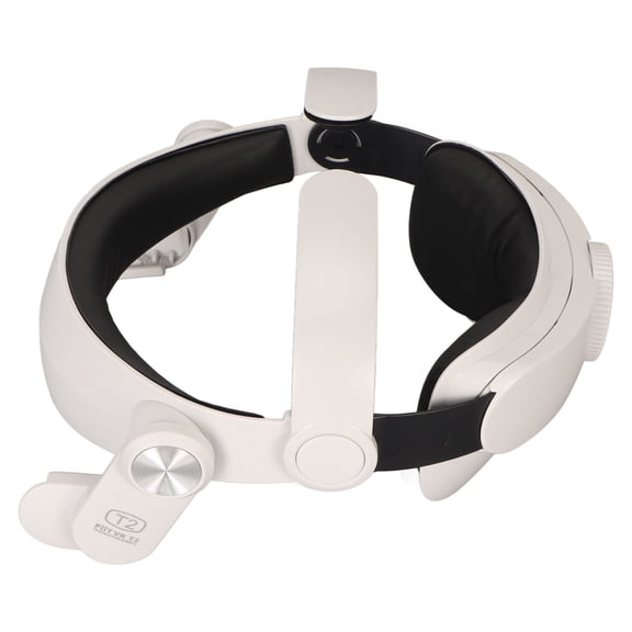Suodoka Headphone Head Strap for Quest 2 Accessories Adjustable Replacement VR Headset Strap with Eye Cover for Enhanced Sound Effects Increased Immersion White (8.66 inches / 22 cm)