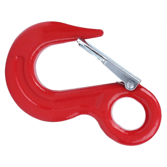Suodoka Heavy Duty Alloy Steel Crane Hook Container Hook for Gravity Rigging Lifting Industry Ship Building, 5 Ton (11023 lbs) Capacity Round Hook for Factory Lifting and Port Transportation Use
