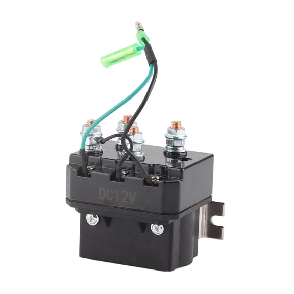 Suodoka Heavy Duty Electric Winch Contactor Solenoid Relay Compatible with 1500-5000lb Winches ATV UTV Electrical System Protection Premium Replacements Controller Box (10 inches / 25.4 cm)
