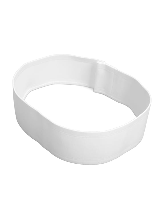 High Impact Breast Band Support, Soft Breathable Fabric Bra Strap, Post Surgery Breast Bounce Control Band for Women, Size XL, White Color, 7.87 inches / 20 cm Length