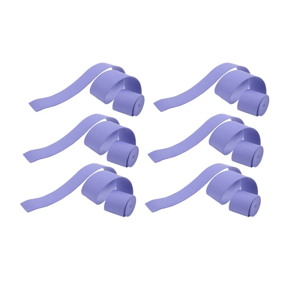 Suodoka High Performance Anti Skid Tennis Racket Grip Tape Sweat Absorption PU Frosted Badminton Overgrip Sports Accessory for Comfort Control 6Pcs Purple 9.00x6.00x3.00 Inches