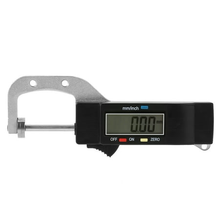 Suodoka Horizontal Type Electronic Digital Display Caliper Thickness Gauge Measuring Tool 0-1 inch / 0-25mm Precision Measuring Instrument with LCD Display for Home Improvement