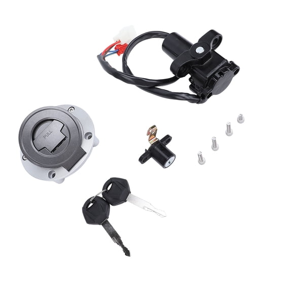 Suodoka Ignition Switch Gas Cap Seat Lock Key Set for Yamaha YZF R1 R6 MT03 [cite: 8] Heavy Duty Motorcycle Fuel Tank Cap Cover Replacement Part (6.3 inches / 16.0 cm) [cite: 1]