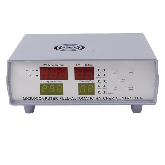 Suodoka Incubator Controller Mini Double Current 5 Modes Temperature Control Instrument 180-240V (8.07 inches / 20.5 cm)