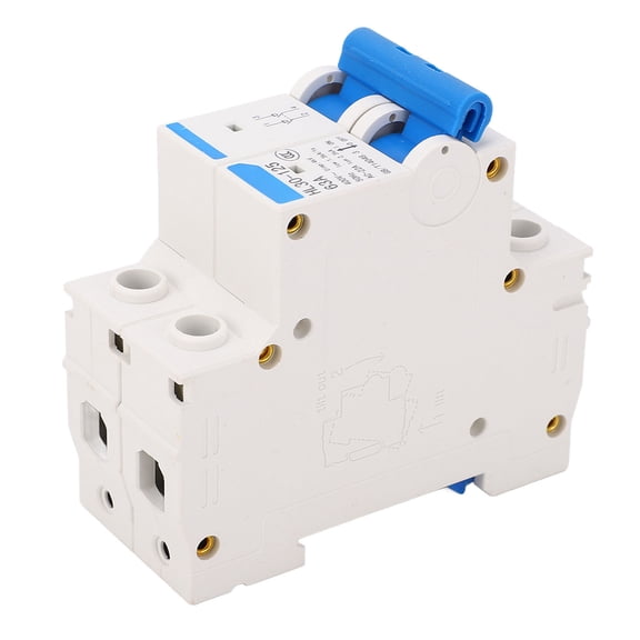 Suodoka Isolator Switch 2P 400V 63A Shunt Release PC Flame Retardant Casing Miniature Circuit Breaker