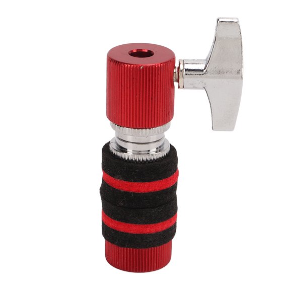 Suodoka Jazz Drum Clutch, Anti Rust Wear Resistant Metal Hi Hat Cymbal Drop Clutch Replacement Part, Easy to Install Fine Workmanship Drum Hardware, Red