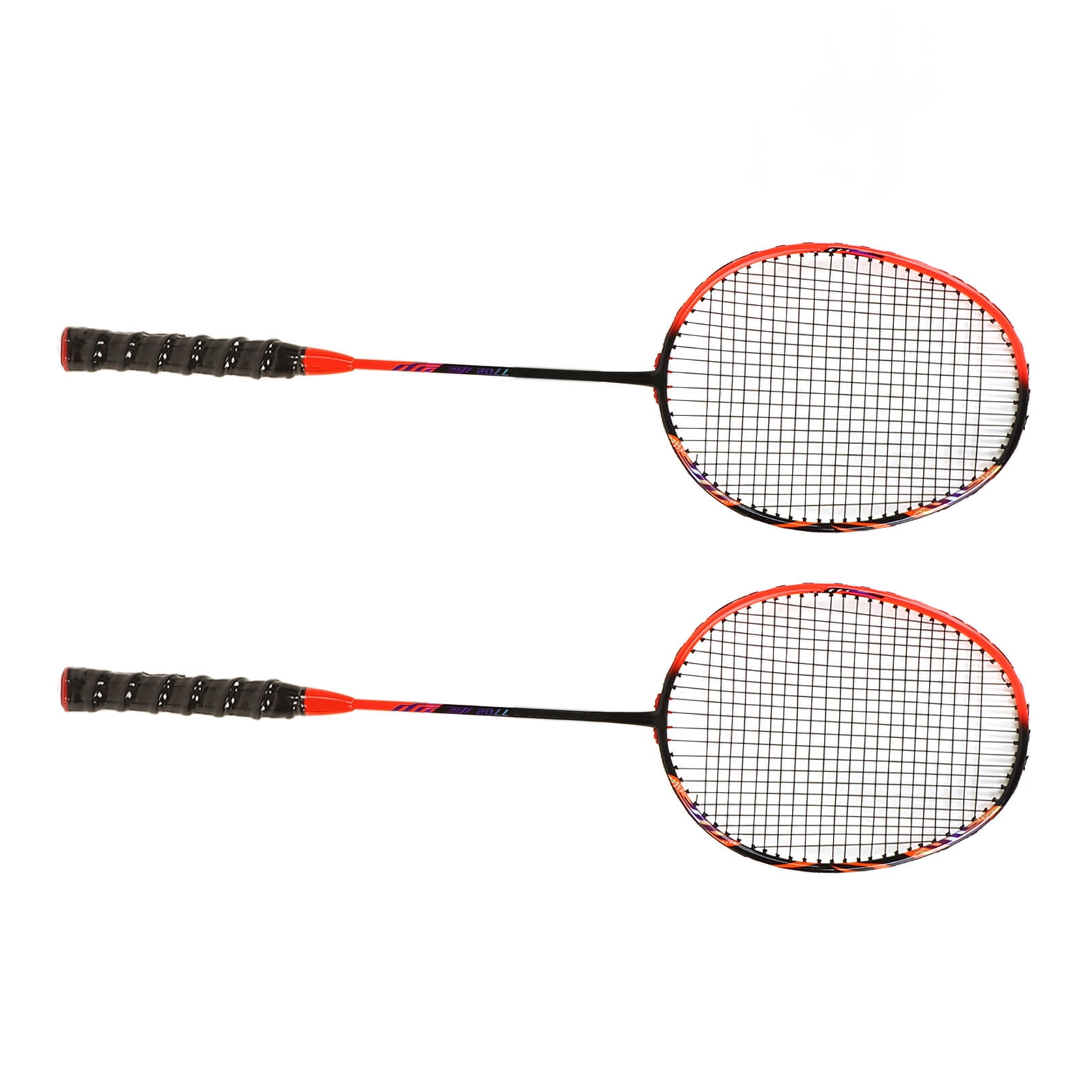 Suodoka K7702 Professional Badminton Racquet Set for Outdoor and Gym - Carbon Aluminum Lightweight Adult Rackets (26.77 inches / 68 cm)