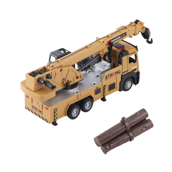 Suodoka Kids Crane Truck Alloy Friction Dynamic Design Improving Coordination Educational Recovery Vehicle Construction Toy Truck Model For Holiday Gift 10 inches / 25.4 cm