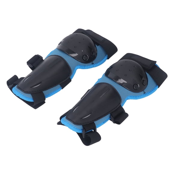 Suodoka Kids Cycling Knee Pads - Blue/Black, One Size, Anti Fall Protector Guard for Roller Skating, Snowboard, Skiing & Scooter Riding (10.8 x 5.3 in / 27.5 x 13.5 cm)