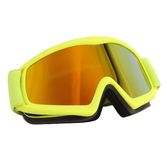 Suodoka Kids Snow Goggles HD Coating Lens UV Protection Shock Resistance Adjustable Ski Goggles for Skiing Riding, Yellow (7.87 inches / 20 cm)