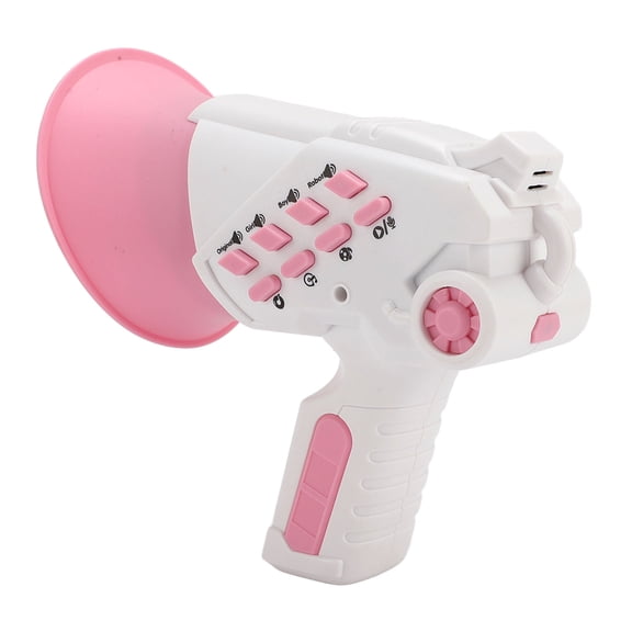 Suodoka Kids Voice Changing Device Handheld Funny Audio Effects Speaker with Megaphone Volume Control Multi Voice Changer Electronic Vocal Disguiser Toy for Girls Party Activity, Pink