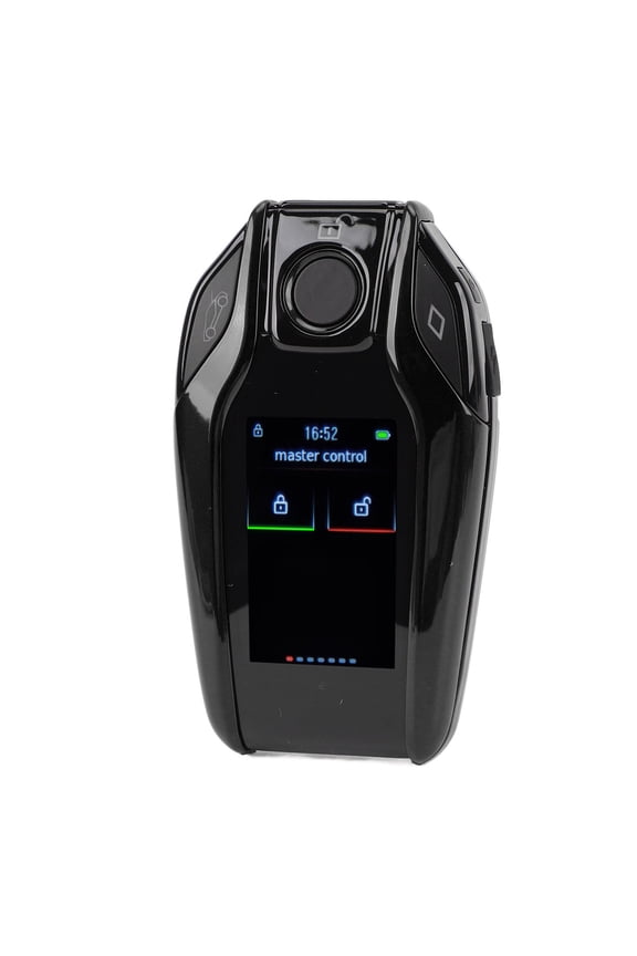 LCD Smart Key Anti Theft Sensitive Keyless Entry Auto Lock Fob for One Click Start Car 13 Languages Support Black (6.69 inches / 17 cm)