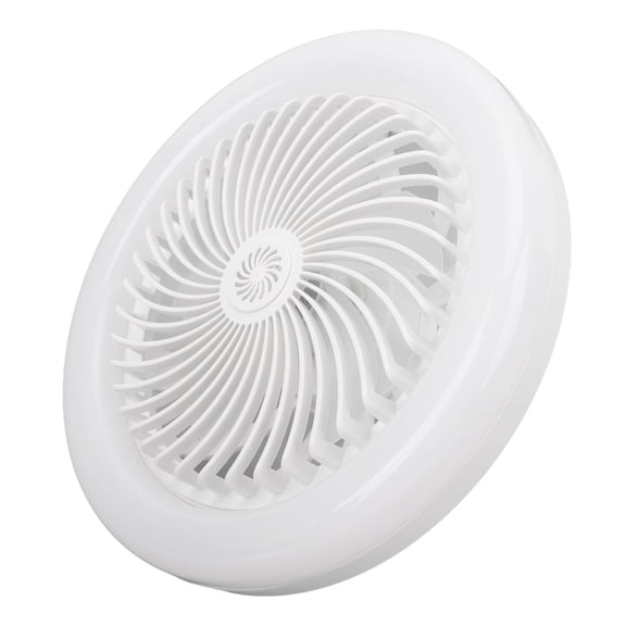 Suodoka LED Fan Light Silent Operation Eye Caring Ceiling Fan with Remote Control, 30W Energy Saving, White, 11.8 inches / 30 cm