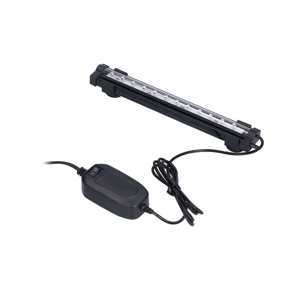 Suodoka LED Fish Tank Bubble Light Submersible Aquarium Lamp with Remote Control Color Changing Diving Light US Plug (10.6 inches / 27 cm)